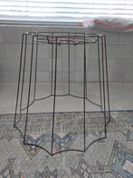 Vintage lampenkap frame. 40 cm x 50 cm, Huis en Inrichting, Ophalen, Gebruikt, Rond, Bruin
