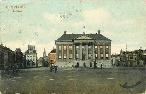 (300-309-031) Groningen Stadhuis, Verzamelen, Ansichtkaarten | Nederland, Groningen, Verzenden