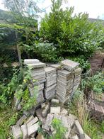 Gratis stoeptegels 30x30 cira 350st 31,5 m2, Ophalen, Zo goed als nieuw, 10 m² of meer, Beton