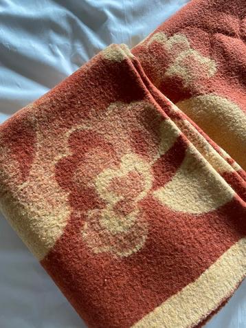 Vintage retro wollen deken sprei - perfecte staat beschikbaar voor biedingen