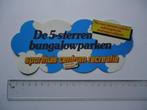 sticker oud Sporthuis Centrum vintage vakantie retro park, Verzenden, Zo goed als nieuw, Bedrijf of Vereniging