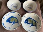 2 kommen 2 diepe borden Koi Karper, Antiek en Kunst, Ophalen