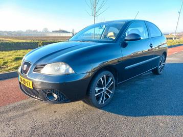 Seat Ibiza 1.6 77KW crème leder 2008 APK 20-01-2026!  beschikbaar voor biedingen