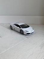 1/18 Lamborghini Huracán LP-610-4 Bburago wit, Ophalen of Verzenden, Zo goed als nieuw, Auto, Bburago