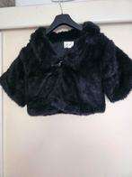 Bolero zwart imitatie bont, Maat 38/40 (M), Overige typen, Zwart, Nieuw