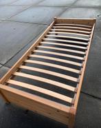 Houten bedframe 100x210 cm, 100 cm, Eenpersoons, Bruin, 210 cm