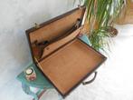 Leren attache koffer, Sieraden, Tassen en Uiterlijk, Koffers, Gebruikt, Slot, Ophalen of Verzenden, Minder dan 35 cm