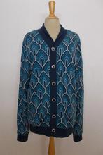 Opvallend leuk vest van 4 Funky Flavours! L, Verzenden, Zo goed als nieuw, Maat 42/44 (L), Blauw