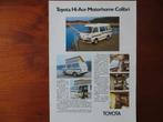 Toyota Hi-Ace Motorhome Colibri, Ophalen of Verzenden, Nieuw, Toyota
