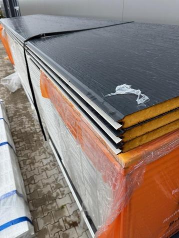 Sandwichpanelen 40mm Wandpaneel Antraciet B-keus Restpartij beschikbaar voor biedingen