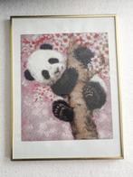 Diamond painting Panda in lijst 30 x 40 cm, Zo goed als nieuw, Ophalen