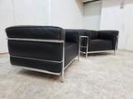 Cassina LC3 design fauteuil Le Corbusier 2x, Ophalen of Verzenden, 75 tot 100 cm
