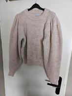 Loavies trui pofmouwen Beige crème wit knitted sweater L, Maat 42/44 (L), Wit, Zo goed als nieuw, Loavies