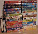 Videobanden 26x  o.a. Disney, Pippi Langkous, Harry Potter, Overige genres, Alle leeftijden, Gebruikt, Ophalen