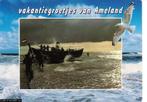 Ansichtkaart	Ameland	Boot en meeuw, Verzenden, 1980 tot heden, Gelopen, Waddeneilanden
