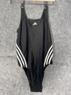 Adidas 3-Stripes Swimsuit – UK 36 / US 10 – Black, Zwart, Nieuw, Bikini, Verzenden