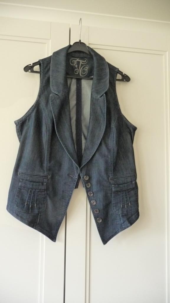 Nieuw Spijker vest - 44 Taifun, Kleding | Dames, Truien en Vesten, Nieuw, Maat 42/44 (L), Blauw, Ophalen of Verzenden