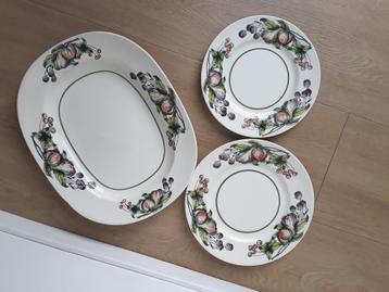 Antieke servies delen Crown Devon, Eveshan, jaren 30, vanaf beschikbaar voor biedingen