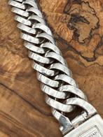 “CHAIN BIG” buddha to buddha 22,5cm maat: F “GEPOLIJST”, Ophalen of Verzenden, Zo goed als nieuw, Zilver, Zilver