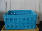 Sunware vouwkrat kobaltblauw L48xB35xH24 30 kg, nieuw, Doe-het-zelf en Verbouw, Kratten en Dozen, Ophalen, Opvouwbaar, Minder dan 50 cm