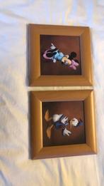 2 lijstjes met donald duck en minnie mouse, 2 voor 6 euro, Huis en Inrichting, Woonaccessoires | Schilderijen, Tekeningen en Foto's