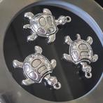 Bedels schildpadden hangers antiek zilver schildpad groot, Sieraden, Tassen en Uiterlijk, Bedels, Nieuw, Verzenden
