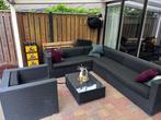 Luxe Abrini Rattan loungeset, Tuin en Terras, Gebruikt, Rotan, Ophalen of Verzenden, Loungeset
