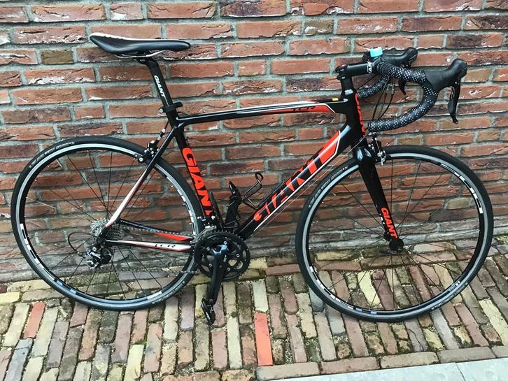 Giant TCR met Shimano 105 en 54 cm frame, Fietsen en Brommers, Fietsen | Racefietsen, Zo goed als nieuw, Giant, 15 tot 20 versnellingen