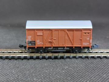 Minitrix 13941 - gedekte goederenwagen Gklm193 (14464) beschikbaar voor biedingen