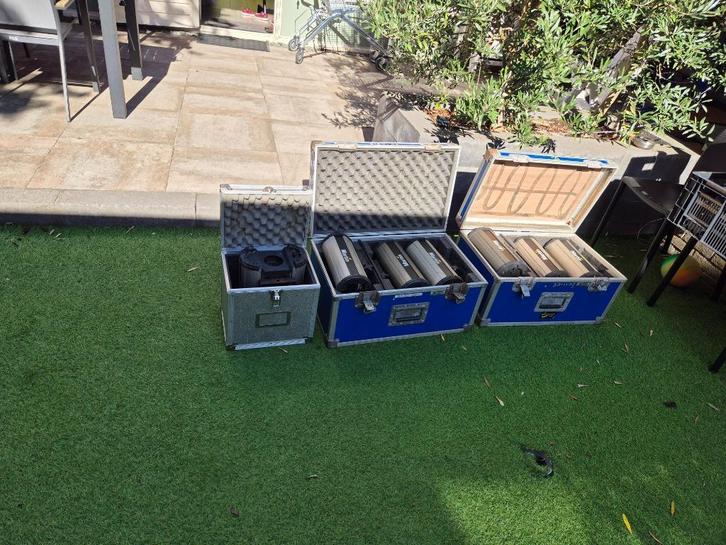 4 X Martin Mania incl kisten, Muziek en Instrumenten, Licht en Laser, Gebruikt, Licht, Geluidgestuurd, Kleur, Ophalen