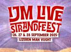 3 tickets Ijmlive strandfeest vrijdag, Drie personen of meer