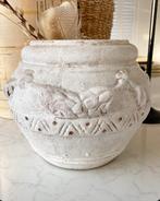 Terracotta bloempot Italiaanse aardewerk pot Italië Toscane, Ophalen of Verzenden, Rond, Terracotta, Tuin