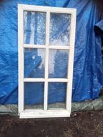 HOUTEN RAAM MET 6 VAKKEN GLAS, Doe-het-zelf en Verbouw, Glas en Ramen, Ophalen, 80 tot 120 cm, Gevelraam of Ruit, 120 tot 160 cm