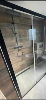 Douche cabine Glazen Schuifdeur Badkamer zgan, Gebruikt, 80 tot 100 cm, Binnendeur, Minder dan 200 cm