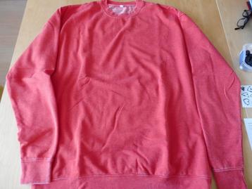 Rode herensweater maat 3XL