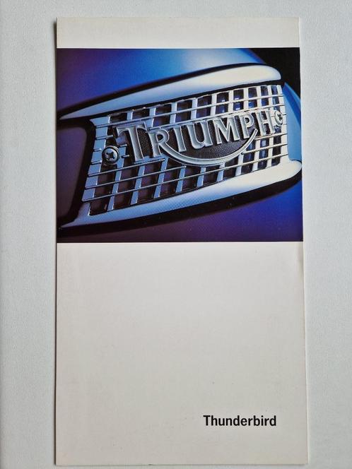 Triumph moto folders / brochures, Motoren, Handleidingen en Instructieboekjes, Triumph, Verzenden