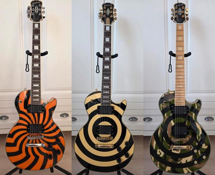 Zakk Wylde Epiphone Set - Compleet!, Muziek en Instrumenten, Snaarinstrumenten | Gitaren | Elektrisch, Gebruikt, Solid body, Epiphone
