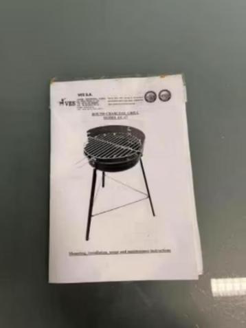 NIEUW! Houtskool barbecue zwart rood €5,99 beschikbaar voor biedingen