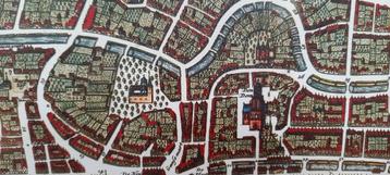 Oude stadskaart van utrecht (replica) beschikbaar voor biedingen