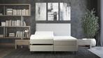 OP=OP Elektrische boxspring  - 160 x 200 - Beige, Verzenden, Beige, 200 cm, 160 cm