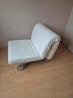 IKEA LOGEERBED/ STOEL., Huis en Inrichting, Ophalen, Eenpersoons, Zo goed als nieuw, 80 cm