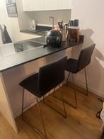 2 hoge eettafel bar krukken, Ophalen, Gebruikt, Rechthoekig, 50 tot 100 cm