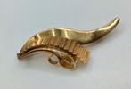 Vintage broche goud verguld plaque or GALV Frans broche, Sieraden, Tassen en Uiterlijk, Antieke sieraden, Verzenden, Goud, Broche