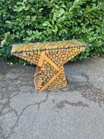 Nieuwe HSM collection sidetable 80x130x50cm glasplaat €295, Huis en Inrichting, Tafels | Sidetables, Ophalen, 100 tot 150 cm, .