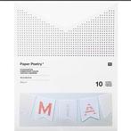Grote Partij Borduurkarton Vlag - Paper Poetry, Ophalen of Verzenden, Nieuw