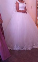 Verstelbare bruidsjurk maat 36-42 trouwjurk, Ophalen, Trouwjurk, Wit, Onbekend