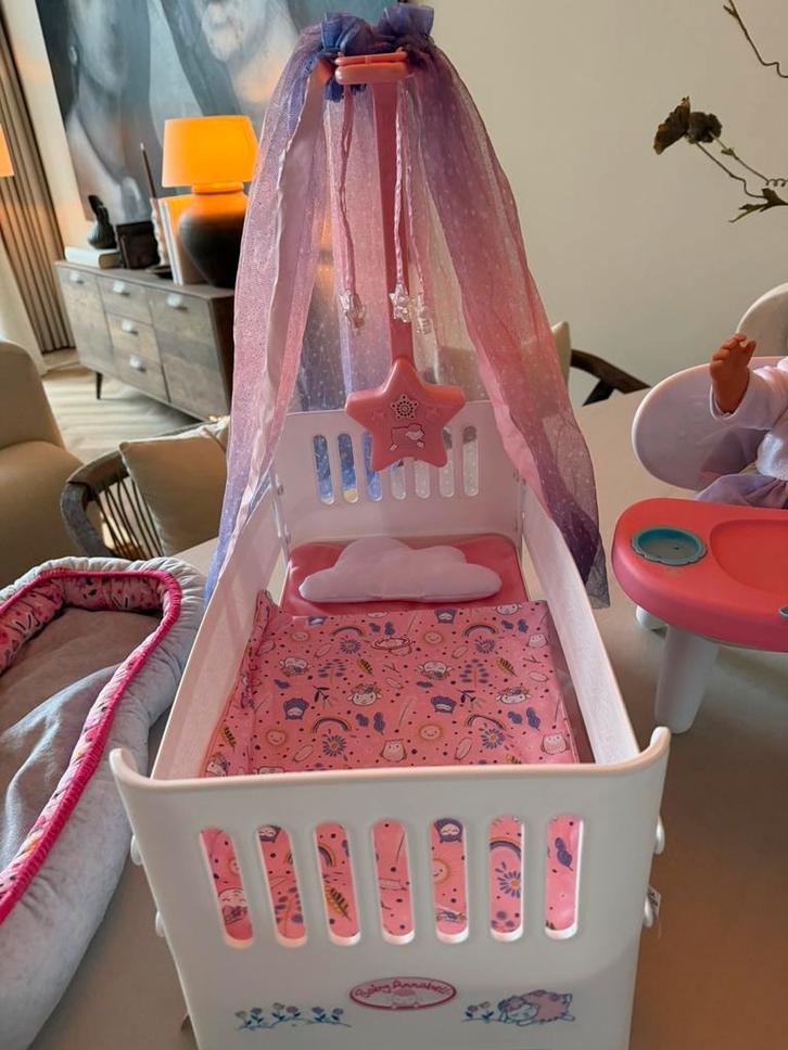 Baby Annabell hemelbedje met muziek, Kinderen en Baby's, Speelgoed | Poppen, Zo goed als nieuw, Babypop, Ophalen