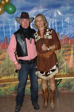 Cowgirl en cowboy te huur voor max €22 pp compleet, Ophalen, Zo goed als nieuw, Overige thema's, Kleding