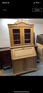 Mooie oud grenen secretaire, Huis en Inrichting, Ophalen, Gebruikt, 25 tot 50 cm