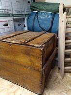 18e of 19e eeuwse buskruit kist met ijzeren binnenkant, Antiek en Kunst, Ophalen